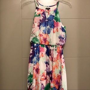- - Lily Rose beautiful floral print high low dress